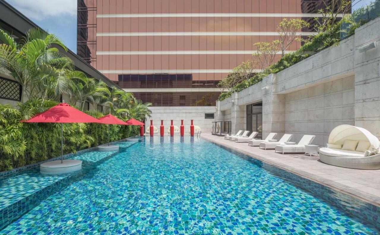 The Lin Hotel Taichung Exterior foto The pool at the hotel